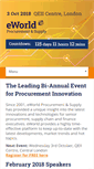 Mobile Screenshot of eworld-procurement.com